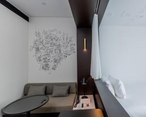 Uma área de estar em CitiGO Hotel (Shanghai International Tourist Resort)