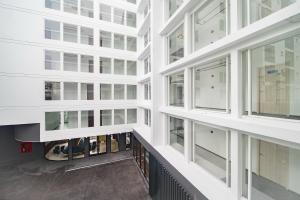 a view of the side of a building at Hotel Amber Sukhumvit 85 in Bangkok