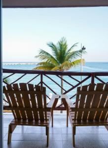 
A balcony or terrace at Hotel Boutique Vista del Mar Cozumel
