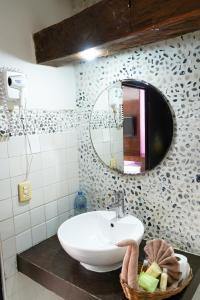 
A bathroom at Hotel Boutique Vista del Mar Cozumel

