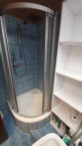 Koupelna v ubytování Apartmán Tauplitz