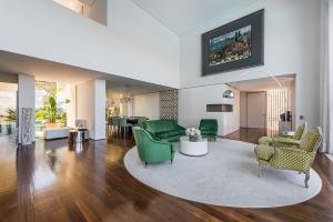 Χώρος καθιστικού στο Casa D'Inês