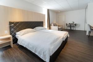 Postel nebo postele na pokoji v ubytování Los Lorentes Hotel Bern Airport