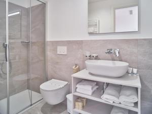 Ванная комната в Hotel Medusa