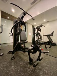 Fitness center at/o fitness facilities sa Nagomi Suites & Hotel