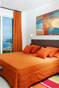 Ένα ή περισσότερα κρεβάτια σε δωμάτιο στο Residence Villa Beuca