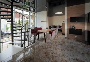 Posezení v ubytování Ferienhaus Alte Glaserei