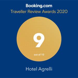 Certifikát, ocenenie alebo iný dokument vystavený v ubytovaní AGRELLI Hotel & Suites