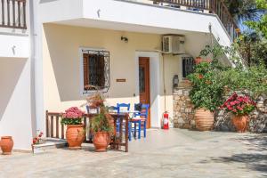 Balkón nebo terasa v ubytování Pandora Studios Skiathos