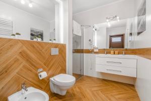 Vonios kambarys apgyvendinimo įstaigoje RentPlanet - Apartamenty Kamieniec