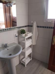 Ein Badezimmer in der Unterkunft La casita de Candida