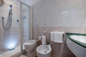 Koupelna v ubytování Hotel Stella D'Oro