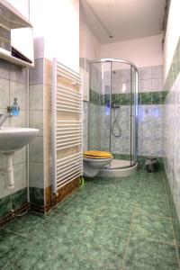 Salle de bains dans l'établissement Penzion Menšík