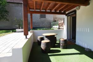 Patio nebo venkovní prostory v ubytování Chambr'im Leh