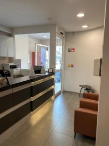 Χώρος καθιστικού στο Hotel New Regina