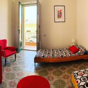Postel nebo postele na pokoji v ubytování Casa Helenia Bruca