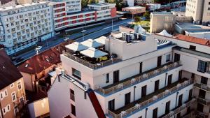 Bygningen som hotellet ligger i