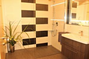 Koupelna v ubytování Ferienwohnung Mang + 12 fotografií