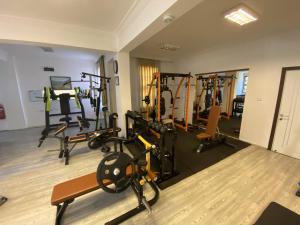 Posilňovňa alebo fitness centrum v ubytovaní Hotel Oludeniz