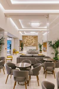 Posezení v ubytování Acandia Hotel