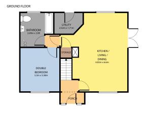 Planimetria di Kilmore Cottages Self - Catering
