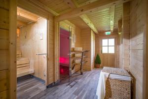 Koupelna v ubytování Hotel Cafe-Zillertal