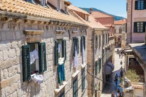 a view of an alley in an old town at Tony's Place in Dubrovnik