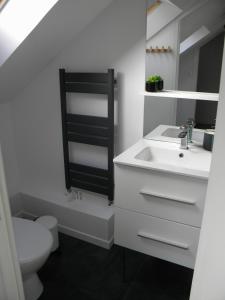 Phòng tắm tại Apartment Lille - Proche métro - Stationnement gratuit