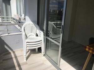 Balkón alebo terasa v ubytovaní SERVICE APART LAZARO - Aguamarina 1 dormitorio