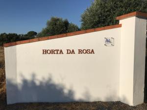 a sign for a hortia da rosa at Horta da Rosa - Adults Only in Alvito