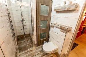 Koupelna v ubytování Apartmán POD HRADEM - Vranovská přehrada, Bítov-Horka
