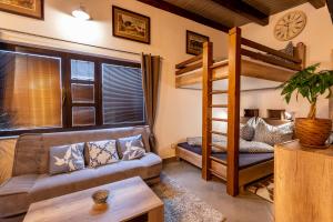 Posezení v ubytování Apartmán POD HRADEM - Vranovská přehrada, Bítov-Horka