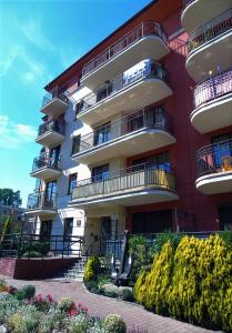 Budynek, w którym mieści się apartament