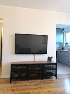 Telewizja i/lub zestaw kina domowego w obiekcie Apartament przy Starówce