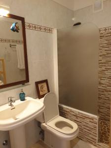 A bathroom at Apartamento Pardela