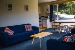 A seating area at The Camp - Lake Hawea