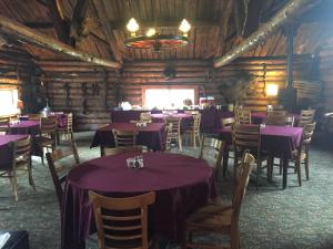 Restaurace v ubytování Gakona Lodge