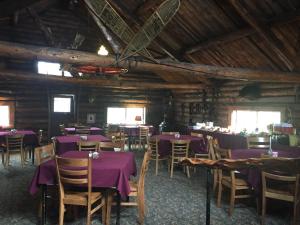 Restaurace v ubytování Gakona Lodge