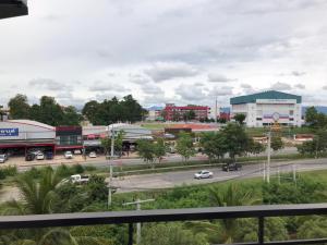a view of a city with cars on a road at P Bliss hotel in Phayao