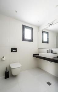 Koupelna v ubytování Villa Daniela & Apartments