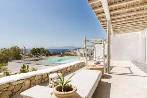 Villa con vistas a la piscina en Villa Esencia, en Agios Ioannis Mykonos