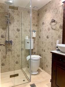 Koupelna v ubytování PortaDelMare deluxe suites