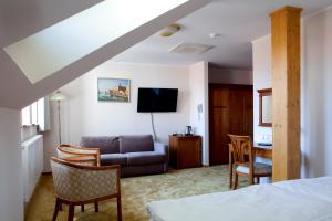 TV a/nebo společenská místnost v ubytování Wellness Hotel Ida