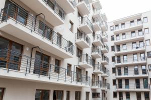 Budova, kde se aparthotel nachází