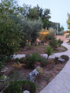 A garden outside Casa Sofia