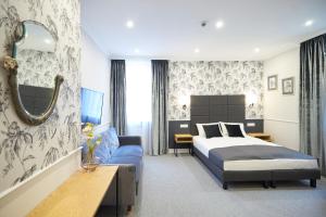Posteľ alebo postele v izbe v ubytovaní Apartamenty Klasztorna 25