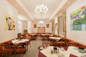 Εστιατόριο ή άλλο μέρος για φαγητό στο Garten- und Kunsthotel Gabriel City
