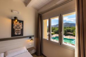 Nespecifikovaný výhled na hory nebo výhled na hory při pohledu z bed and breakfast