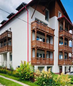 Budynek, w którym mieści się apartament