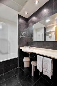 Koupelna v ubytování Hotel Acuazul